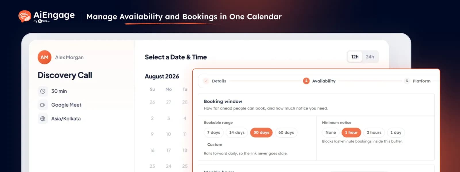 Let Customers Book Meetings on Their Own, Based on Your Availability