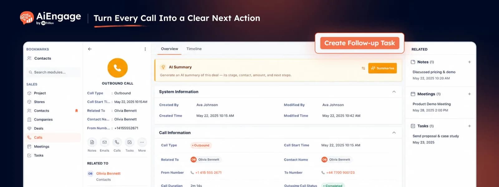 Turn Every Call Into a Clear Next Action