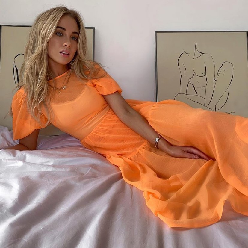 orange dress orange dress