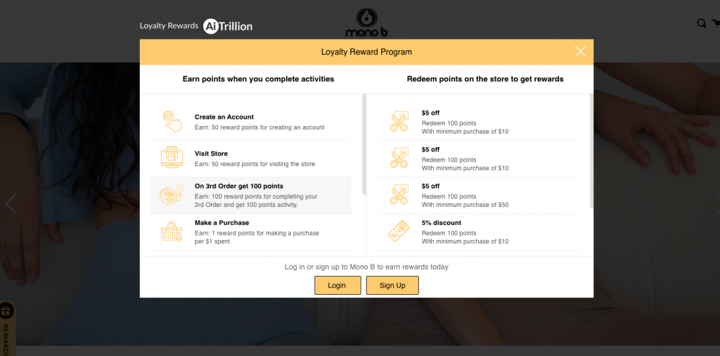 AiTrillion loyalty program AiTrillion loyalty program