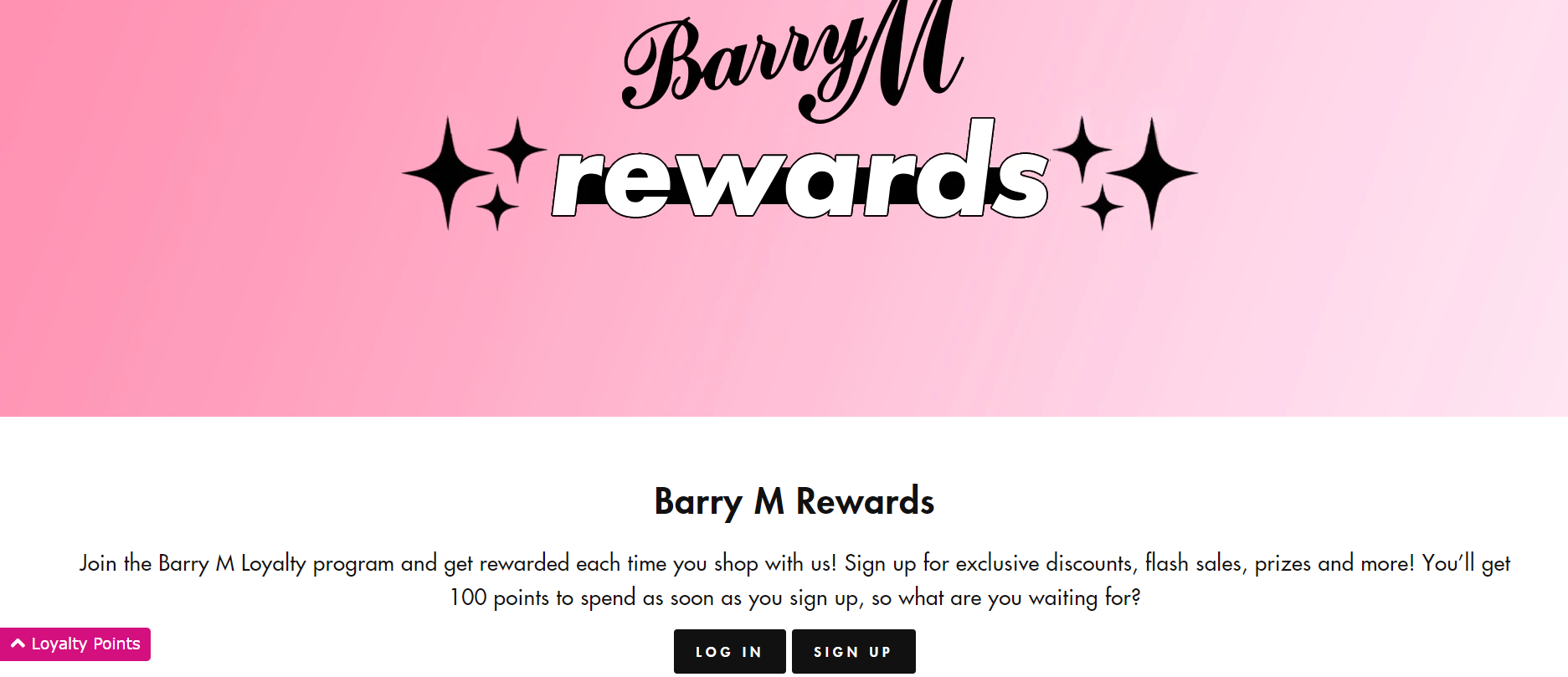 Barry M Rewards page Barry M Rewards page