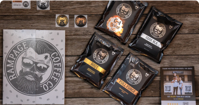 Shopify store case study - rampage coffee co using AiTrillion