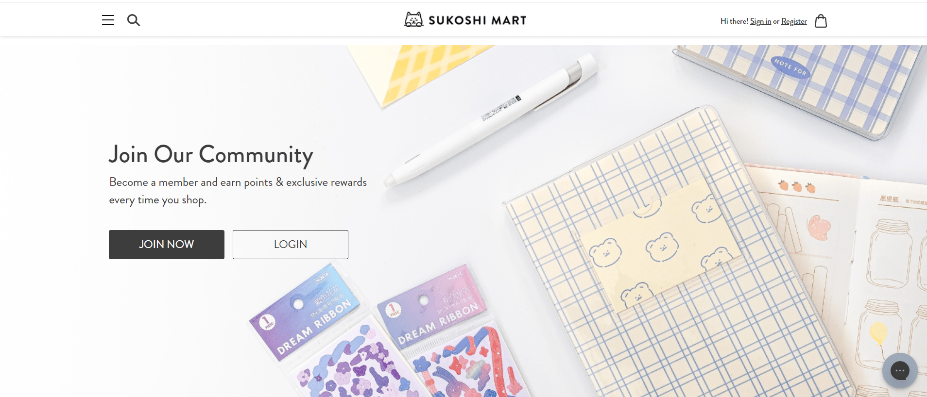 Sukoshi’s loyalty program Sukoshi’s loyalty program