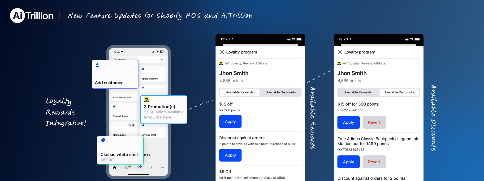 New Feature Updates for Shopify POS and AiTrillion Loyalty Rewards Integration!