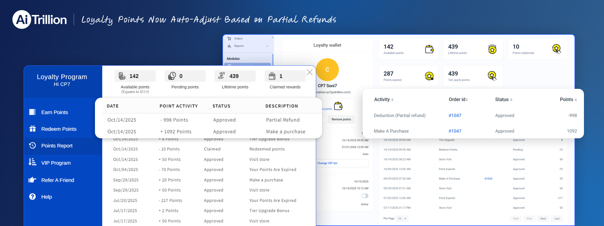 Loyalty Points Now Auto-Adjust Based on Partial Refunds