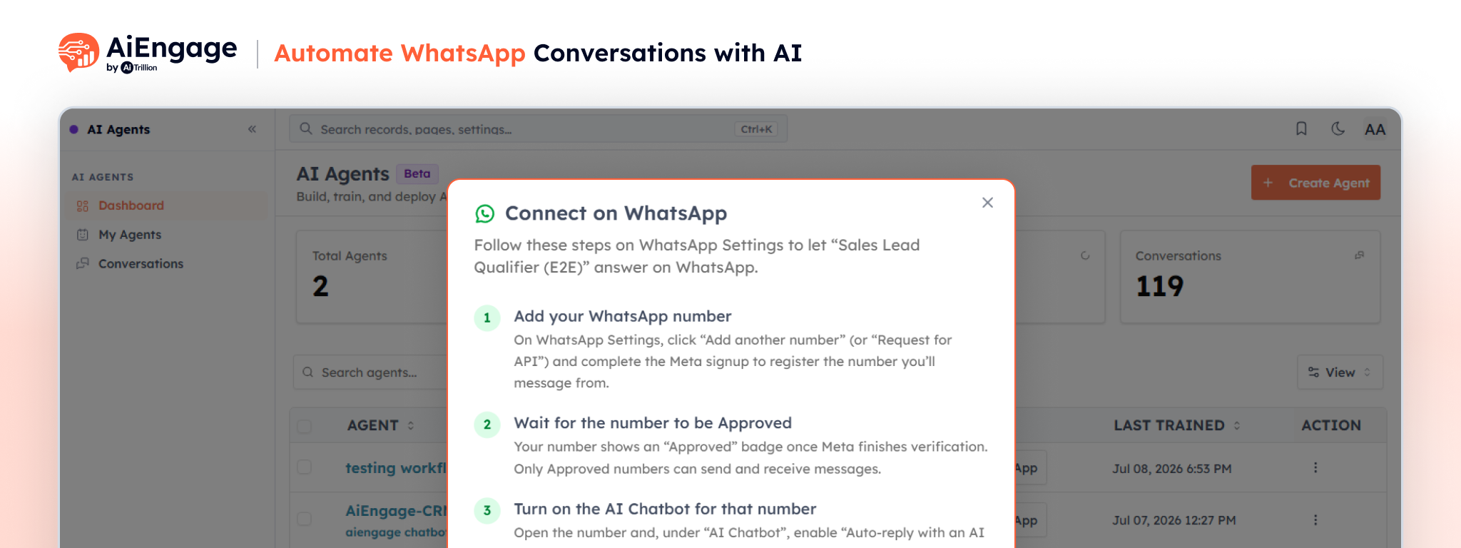Automate WhatsApp Conversations with AI