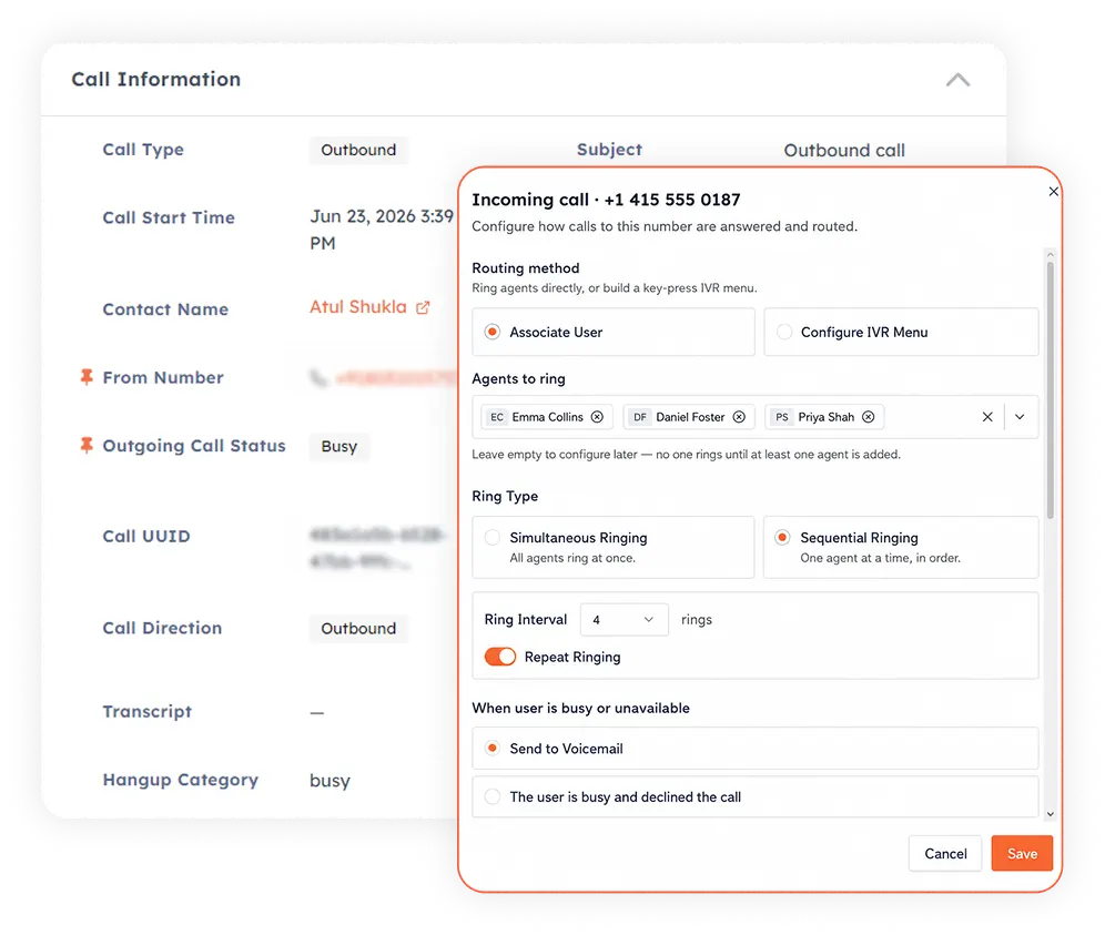 Call Forwarding & Smart Routing