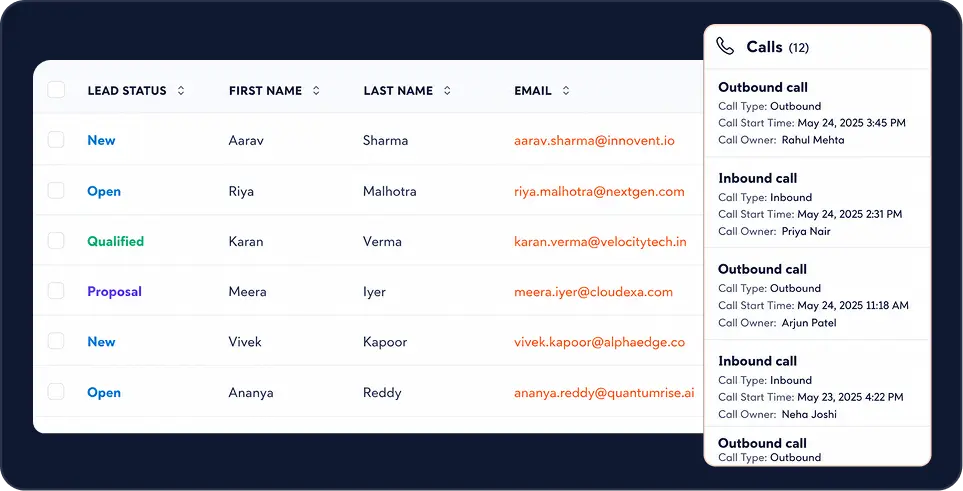 Call Customers In One Click